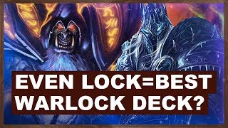 Even Lock  Best Warlock Deck  The Boomsday Project  Hearthstone [upl. by Sasha956]