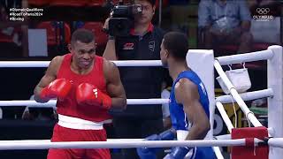 Cristian Pinales DOM vs Saratibau Aminiasi FIJ World Olympic Qualifiers 2024 80kg [upl. by Bergerac]