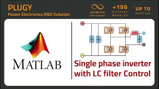 PEModule  PLUGY System  Single Phase Inverter with LC filter controlled with F28379D LaunchPad DSP [upl. by Annodas]