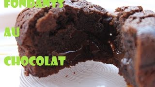 Fondants au Chocolat Facile Par QUELLERECETTE [upl. by Nerhtak948]