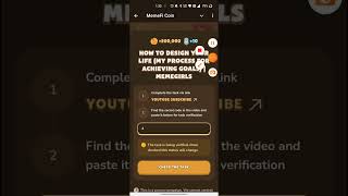 Memefi Video Code today  How to Design Your Life My Process For Achieving Goals  MEMEFI [upl. by Allicirp]