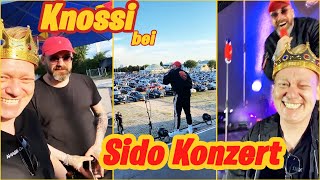 KNOSSI bei SIDO KONZERT🎤🎵  KnossiStories [upl. by Ayekahs661]