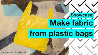 Recycle plastic bags into sewable sheets [upl. by Llechtim]