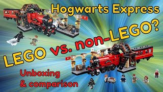 LEGO Hogwarts Express vs Chinese Clone A Detailed Comparison and Review [upl. by Neehsas]