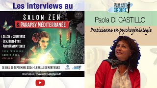 SALON ZEN DE MARTIGUES  Paola DI CASTILLO  Praticienne en psychogénéalogie [upl. by Silletram]