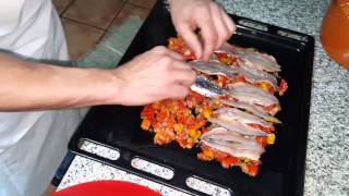 recetas danimoyano anchoas al horno [upl. by Ominorej]