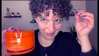 Cantu Coconut Curling Cream  review and demo [upl. by Kling]