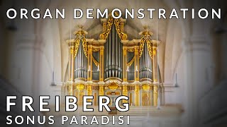 🎹 FREIBERG has a 1735 Gottfried Silbermann 32stop organ Demonstration [upl. by Ielhsa]