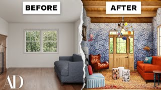 3 Interior Designers Transform The Same Cozy Living Room  Space Savers  Architectural Digest [upl. by Nosecyrb719]