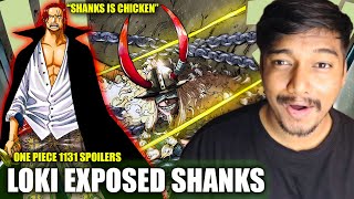 LOKI EXPOSED SHANKS😲 Luffy Attacks Loki  One Piece Chapter 1131 Spoilers [upl. by Earezed]