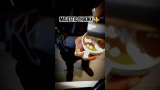 Majestic Phoenix Latte Art ⚜️ artist craft coffee espresso phoenix latteart rap cafe foryou [upl. by Noimad]