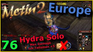 76 Metin2 Europe  Minimum Damage for Solo Hydra w Ninja wo Egg🥚amp My Record Hydra Dmg [upl. by Kinny627]