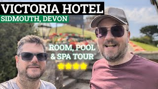 4 VICTORIA HOTEL in SIDMOUTH  Room pool and spa tour [upl. by Valeda]