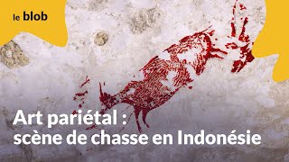 Art pariétal  la plus ancienne scène de chasse découverte en Indonésie  Actu de science [upl. by Remle646]