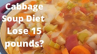 Cabbage soup diet  lose 10 to 15 pounds in one week  One delish [upl. by Novat]