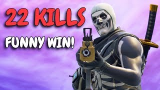 VERY FUNNY WIN  22 KILL SOLO SQUAD  Crazy ending [upl. by Janiuszck]