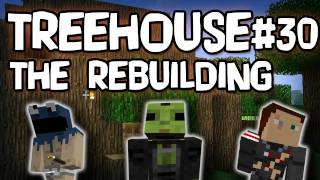 Minecraft Treehouse The Rebuilding w Creatures 30 [upl. by Kiah]