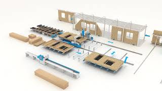 The PONTEC in Prefabrication of Wooden Buildings [upl. by Aibun46]