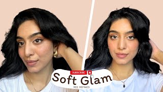 Soft Glam  Look like a filter in REAL LIFE makeup tutorial  beginner friendly soft Glam [upl. by Ahsiekit787]