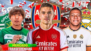 10 TRANSFERENCIAS CONFIRMADAS  RUMORES 2324 Gyokeres ArsenalFujimoto Sporting Mbappe RMadrid [upl. by Teews642]