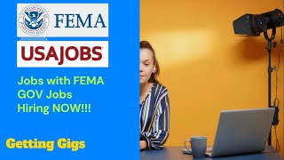 FEMA  USAJobs  Hiring NOW  Remote Work  WFH  Regular 95 [upl. by Janeczka]