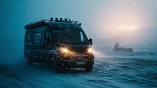 Surviving my 2nd Winter of Extreme Van Life From Blizzard Snow Storm to Cozy Cold Camping vanlife [upl. by Ruford624]