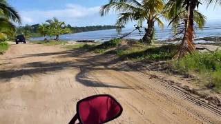 Road to Bluff Beach Isla Colon Bocas del Toro Panama [upl. by Ettevahs680]