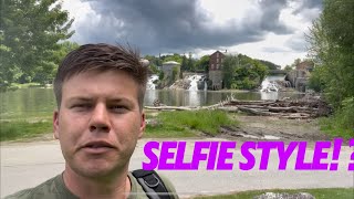 Selfie Style Disc Golf  Vergennes Vermont [upl. by Ecinrev97]