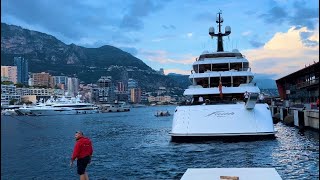 FAITH 97m  31611•200 Million Feadship Masterpiece•Full Docking Maneuver Monaco emmansvlogfr [upl. by Ambler170]