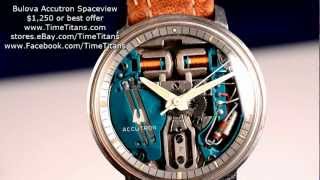 Bulova Accutron Spaceview M6 Stainless Steel All Original [upl. by Yssej]