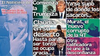 El Noticiero de ELREPORTERO del martes 26 de noviembre de 2024 [upl. by Leda953]