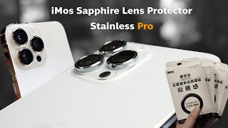 iMos Sapphire Lens Protector แบบใหม่ Stainless Pro iPhone 13 Pro amp 13 Pro Max [upl. by Ydennek]