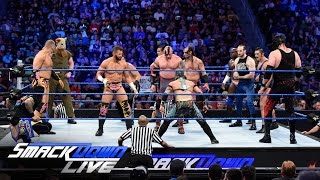 WWE World Title No 1 Contenders SixPack Qualifying Battle Royal SmackDown Live July 26 2016 [upl. by Oine]