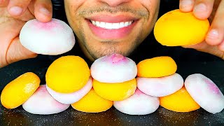 ASMR MOCHI ICE CREAM SQUISHY SOFT RED VELVET PASSION FRUIT FLAVORS EATING SHOW MOUTH SOUNDS [upl. by Vincentia]