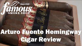 Arturo Fuente Hemingway Cigars Review  Famous Smoke Shop [upl. by Eckmann769]