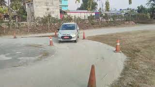 Nepal Driving Licence Exam  Car Trial in Nepal [upl. by Reynold637]