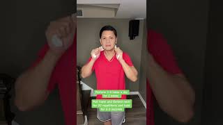 Easy Exercise to Fix Dizziness vertigo dizzy [upl. by Tacklind291]