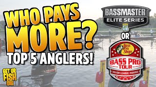 Which Bass Fishing Organization Has BEST 5 Angler Tournament Earnings [upl. by Lartnom692]