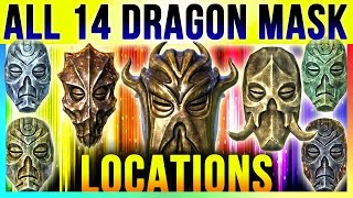 Skyrim All 14 Dragon Priest Mask Locations In Special Edition amp DLC Dragonborn TOP 10 Best Masks [upl. by Yatnwahs537]