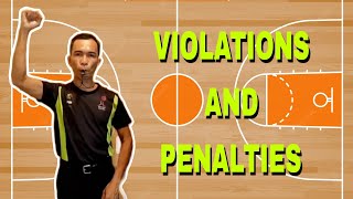 FOULS AND VIOLATIONS HAND SIGNALS AND PENALTIES [upl. by Aamsa]