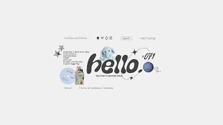 cute aesthetic Intro amp Outro templates kind of blue  FREE FOR USE [upl. by Nohsed2]