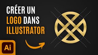 Comment créer un logo dans Illustrator  meilleure technique [upl. by Gherlein342]