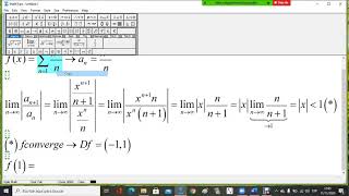 CONTINUIDAD DERIVABILIDAD E INTEGRABILIDAD DE SERIES DE POTENCIAS [upl. by Erdne]