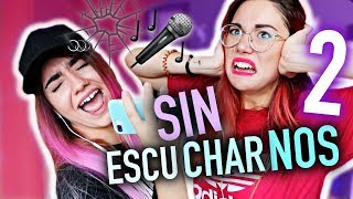 CANTANDO con MI HERMANA 🎤 SIN ESCUCHARME challenge parte 2  Carla Laubalo [upl. by Refinneg]