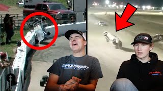 Reacting To My Fans Worst Racing Crashes with Bennett Part 4 [upl. by Vasos]