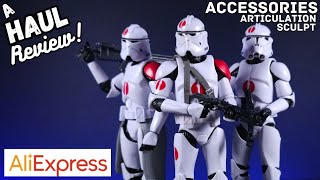 91st Recon Clone Wars Star Wars Black Series Commander Neyo Jester amp Recon Trooper from Aliexpress [upl. by Pliske881]