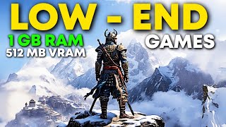 Top 10 Amazing Games For LOW END PC  1GB RAM  2GB RAM  64MB  128MB  VRAM [upl. by Phares350]