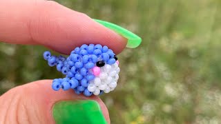 🐳 Mini Beaded Whale Amigurumi Tutorial Easy StepbyStep Guide [upl. by Dacia128]