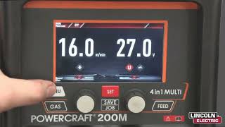 Powercraft 200M MIG Synergic Welding Overview [upl. by Tabib]