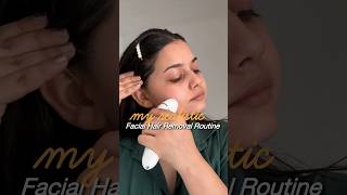 How I Remove My Facial Hair At Home With Epilator  Hair Removal Routine hairremoval facialhair [upl. by Jerrine]